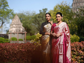 4 Types of Chanderi Handloom Sarees - A Legacy of Sheer Elegance and Timeless Weaving