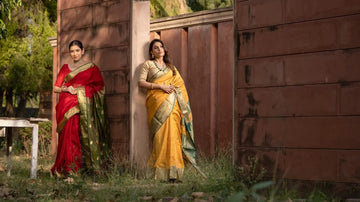 4 Types of Maheshwari Handloom Sarees