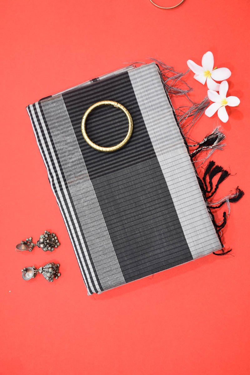 Weaving Isha Borah handloom Saree - Maheshwari Handloom Saree Maahishmati Sarees