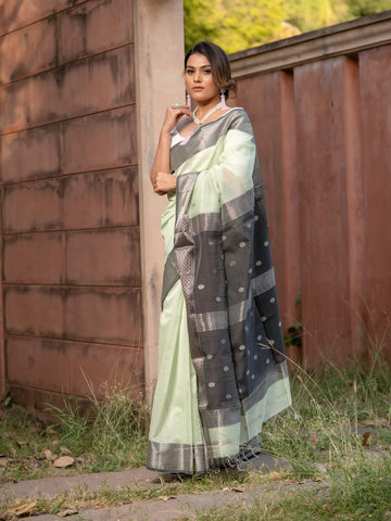 Maheshwari Saree Handloom Silk Saree -Laura- Maahishmati Sarees