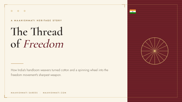 India's Independence And The Handloom Connection - The Weaves of Freedom