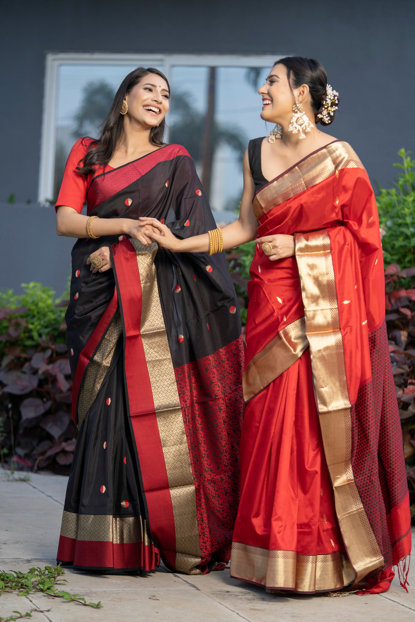 Shop the Exquisite Purple Maheshwari Handloom Saree - Cotton Silk Blend –  Luxurion World