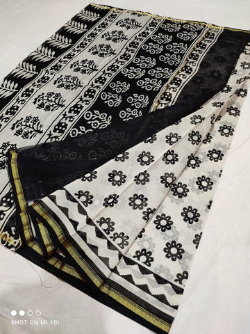 Apsara Chanderi Silk by Cotton Saree