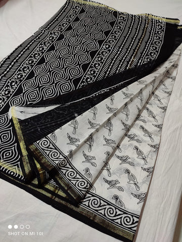 Apsara Chanderi Silk by Cotton Saree