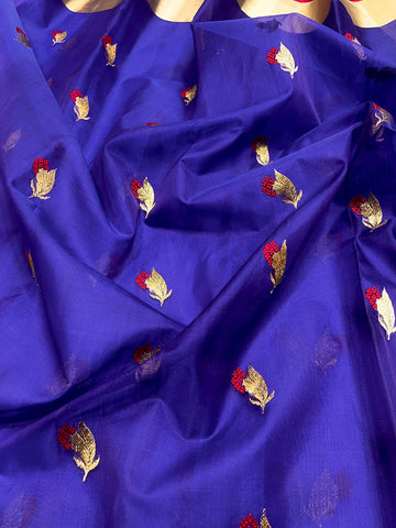 Reema - Chanderi Handloom Katan Silk Saree