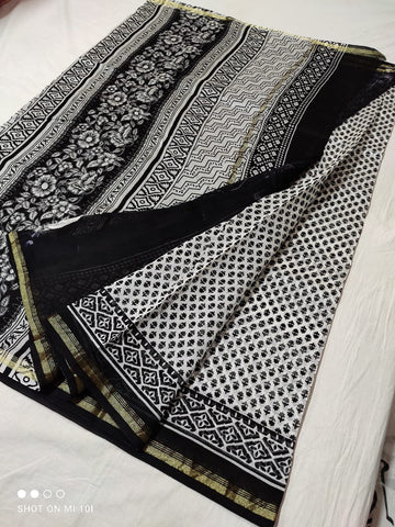 Apsara Chanderi Silk by Cotton Saree