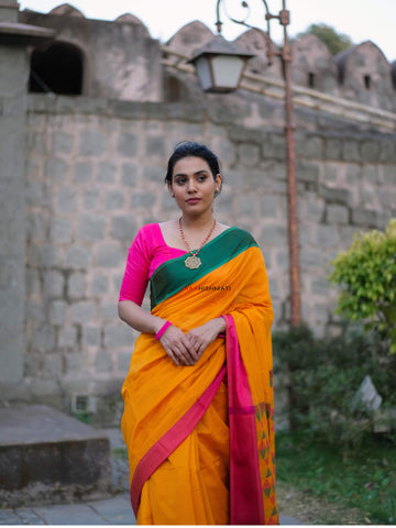 Ambika - Maheshwari Handloom Silk Saree