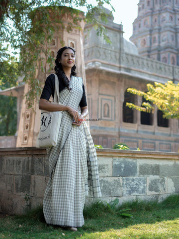 Nandini - Maheshwari Handloom Cotton by Cotton Saree