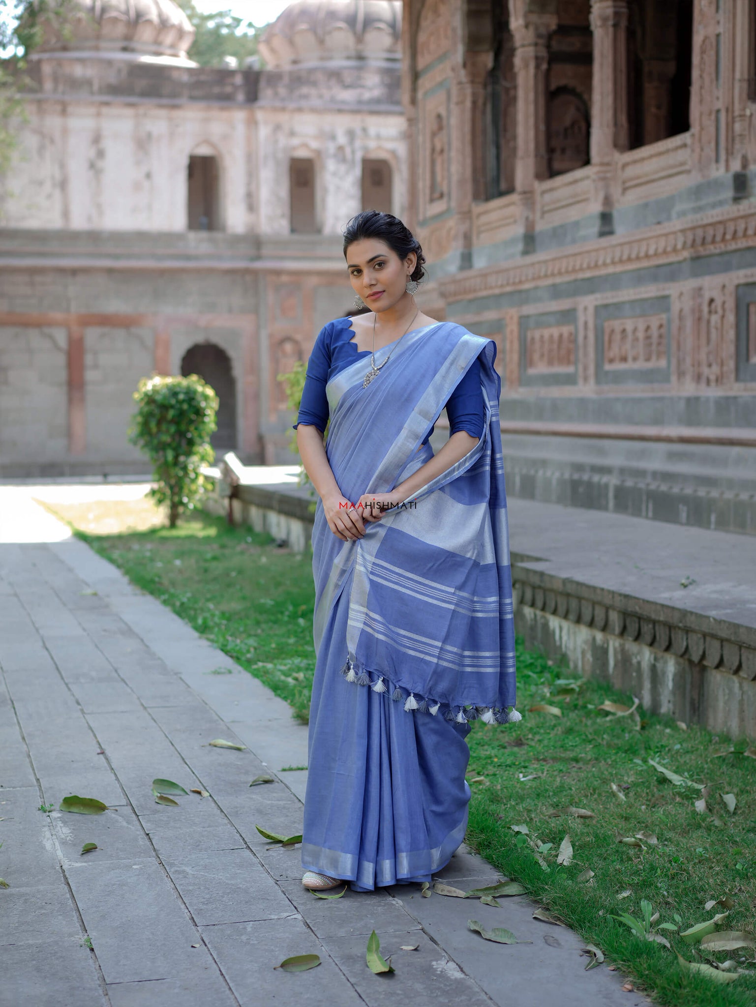 Hansini - Bhagalpur Cotton Slub Saree