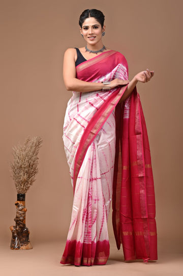 Karishma - Bagru Hand Block Printed Silk Cotton Saree