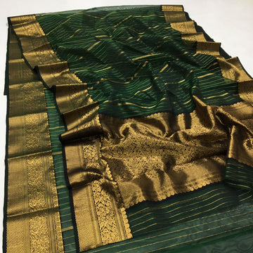 Meena - Chanderi Handloom Katan Silk Saree