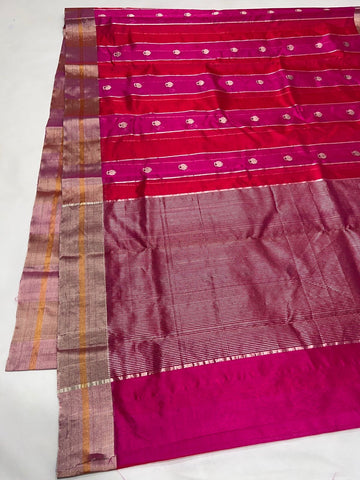 Shreya - Chanderi Handloom Pattu (Silk by Silk) Saree