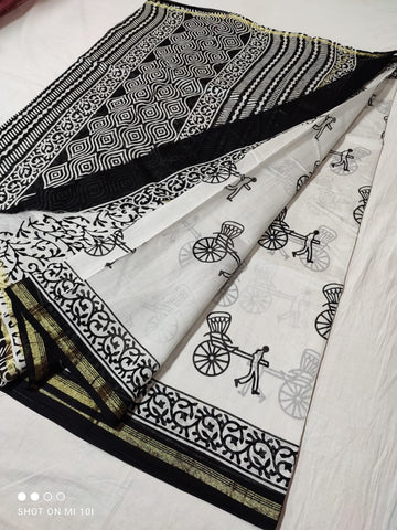 Apsara Chanderi Silk by Cotton Saree