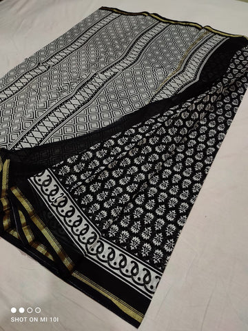 Apsara Chanderi Silk by Cotton Saree