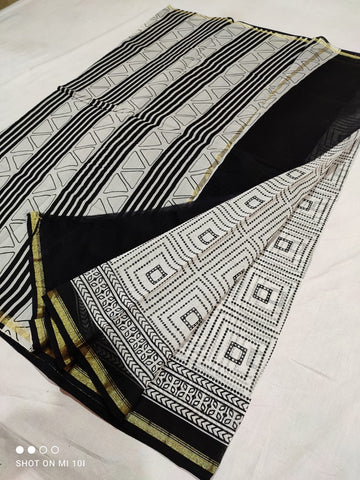 Apsara Chanderi Silk by Cotton Saree