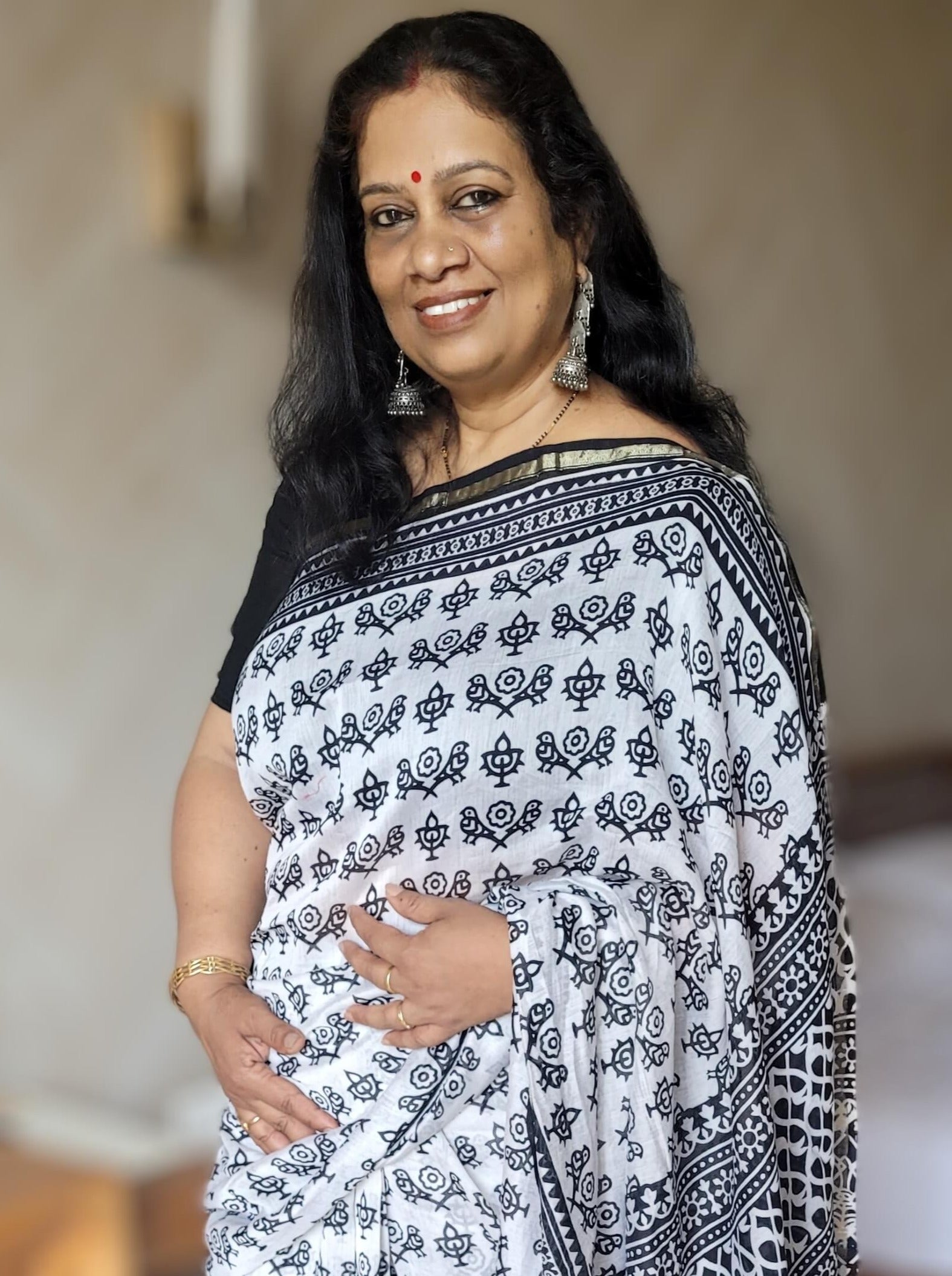 Women of Maahishmati - Do Chidiya Silk by Cotton Saree by Maahishmati Sarees - 5 Star Client Reviews