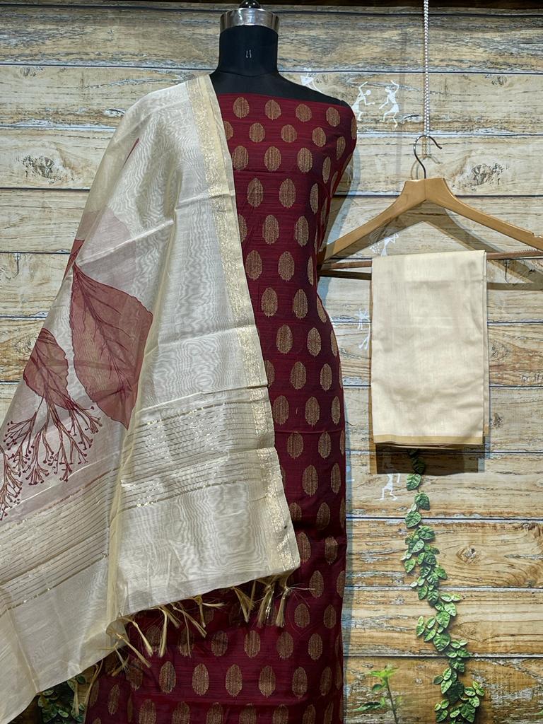 Maheshwari Suit Fabric