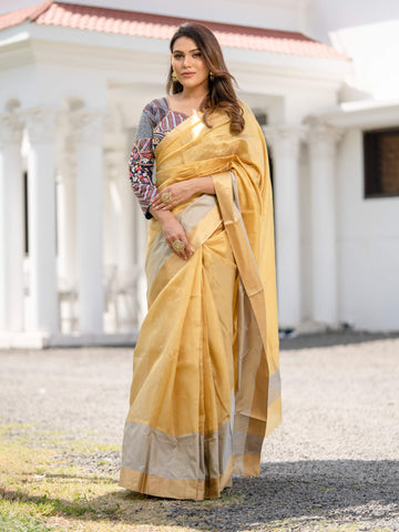 Maheshwari Saree Handloom Silk Saree -Maharani- Maahishmati Sarees