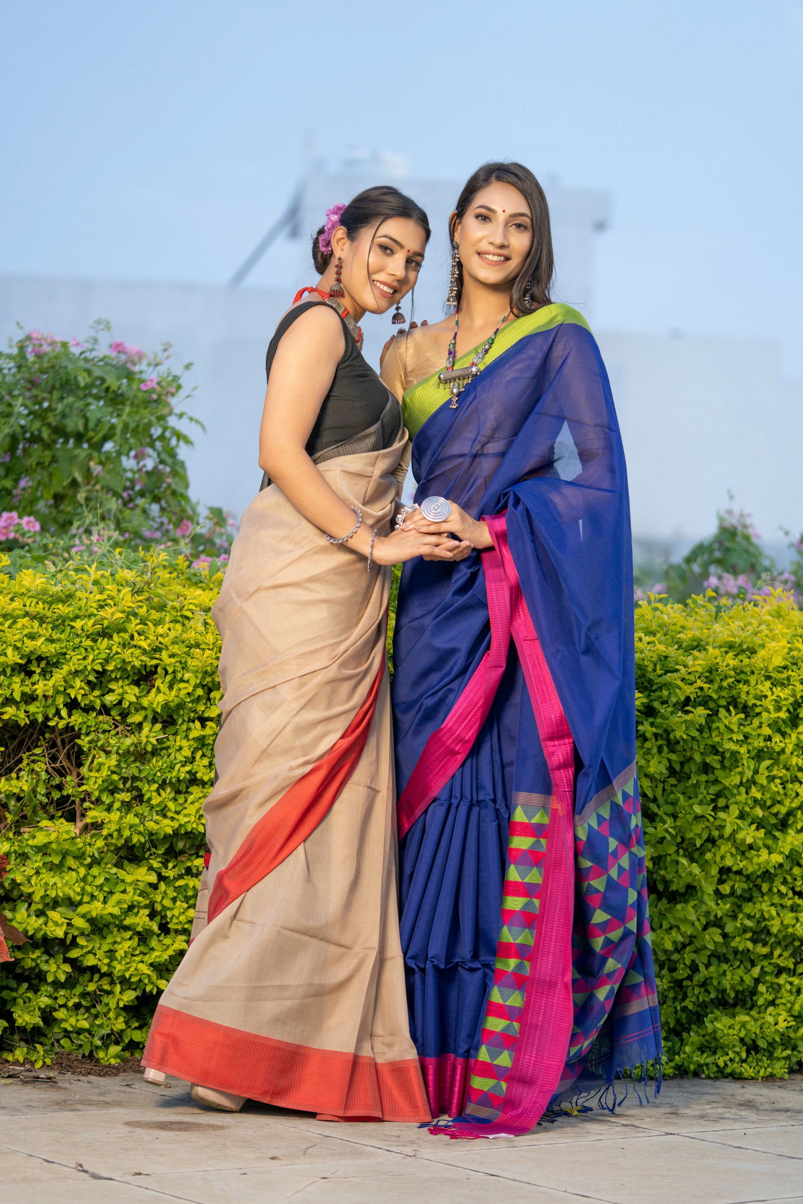 Indian Ethnic Co Chanderi Saree – THE INDIAN ETHNIC CO.