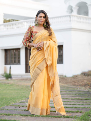 Maheshwari Saree Handloom Silk Saree -Indra- Maahishmati Sarees